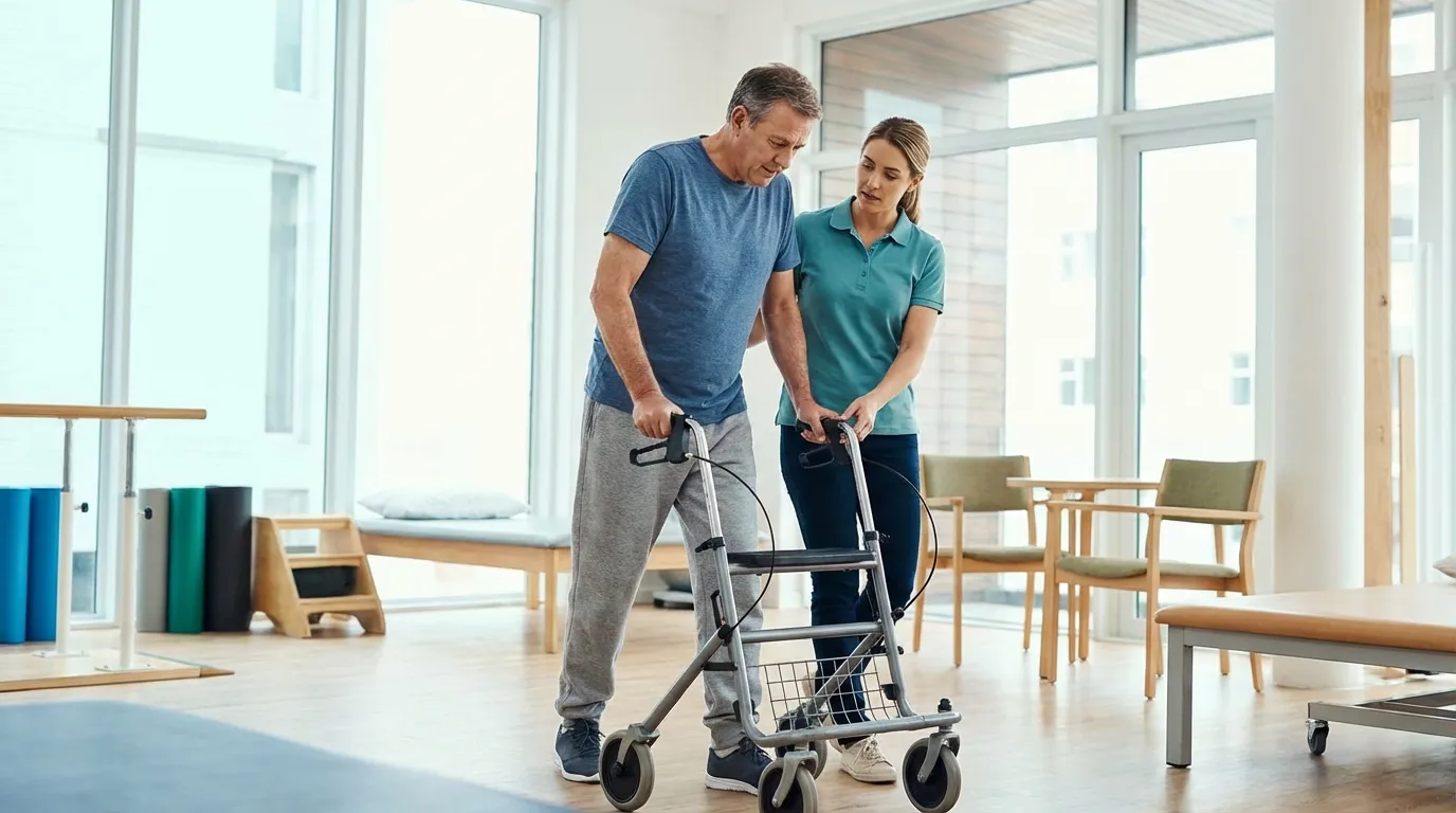 Gangtraining nach Schlaganfall