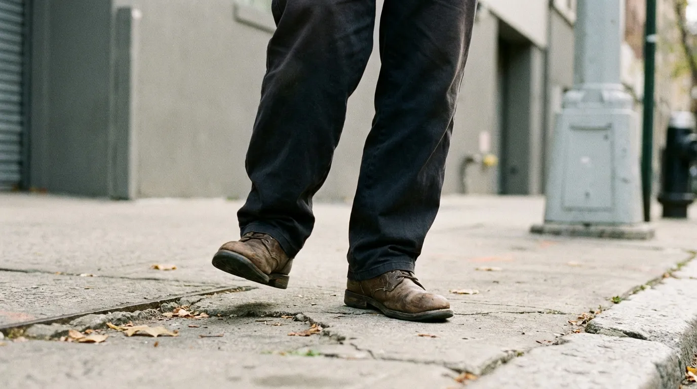 Unsicheres Gehen im Alltag