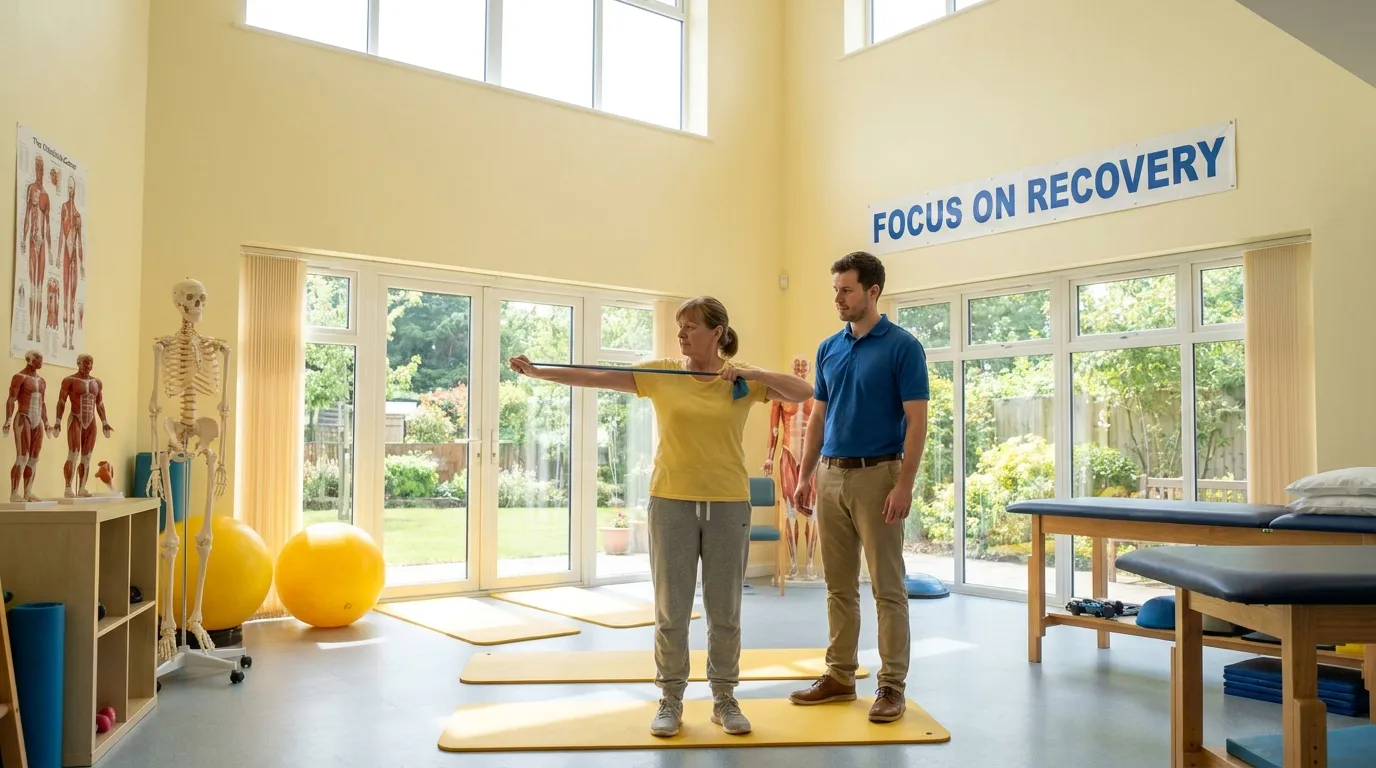 Alltagsnahe Trainingstherapie mit Arm- und Rumpfübungen